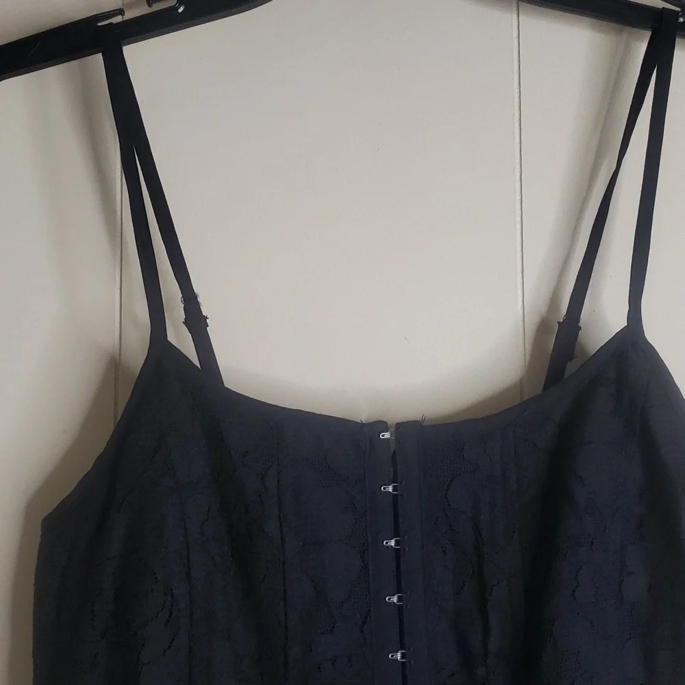 Women's Lace Black Corset Top Wild Fable Small - Picture 4 of 6